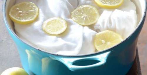 citron blanchir linge