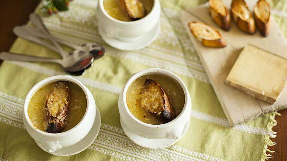 recette soupe oignon