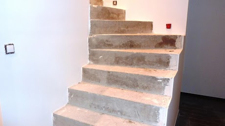 Rénovation escalier en béton 